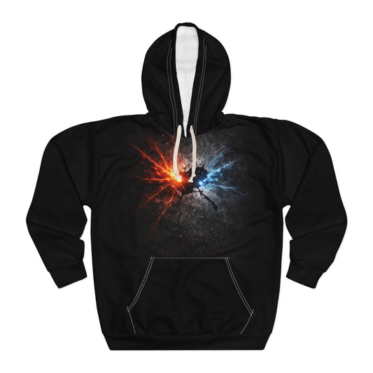 Fire and Ice Burst Hoodie | dh